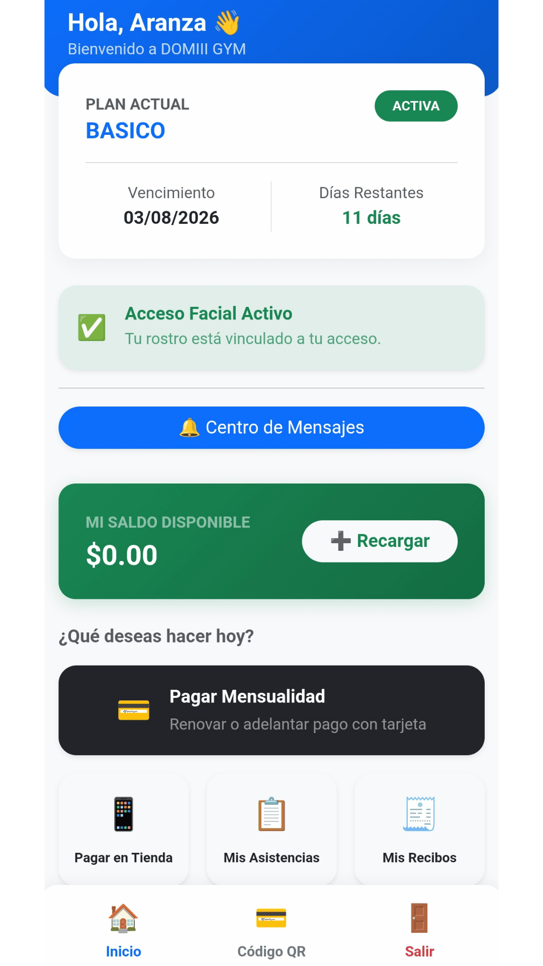App para Socios Real